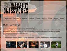 Tablet Screenshot of marblecityglassworks.com